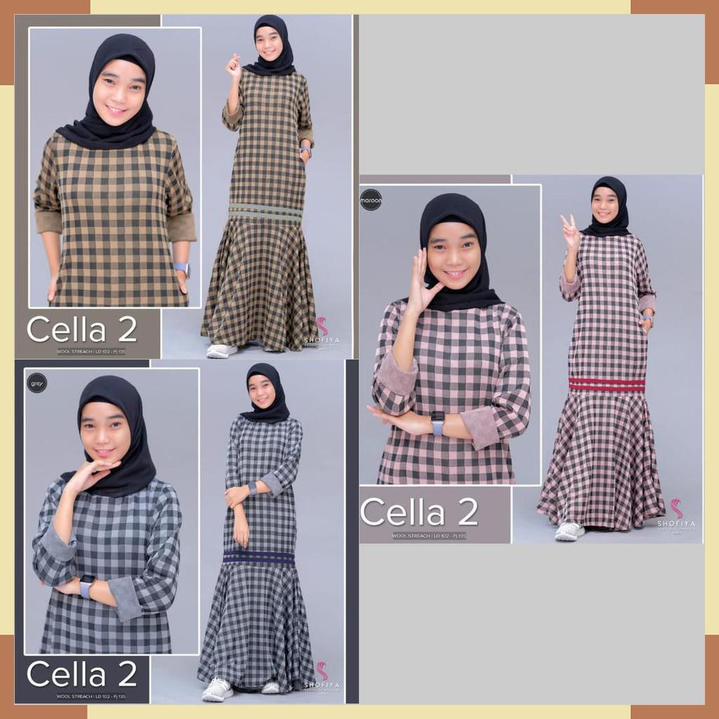 FASHION WANITA MUSLIMAH. DRESS GAMIS. BY SHOFIYA