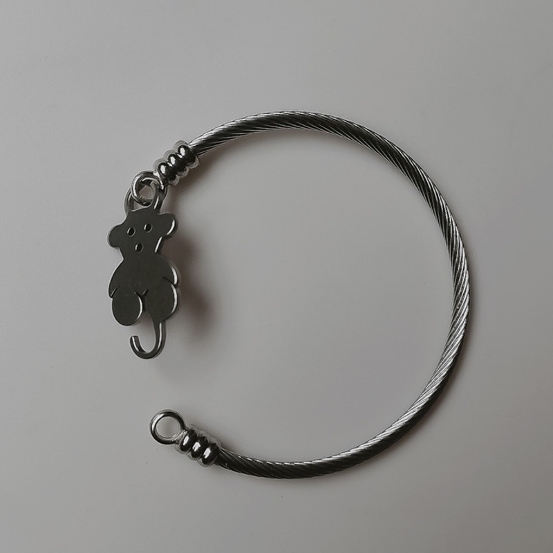 Bear Bracelet Accessories Personality Cute Punk Punk