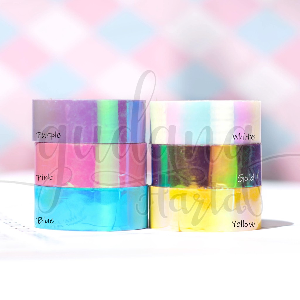 

GCC Masking Tape Motif Metalik Selotip Berwarna Warni Isolasi 314004