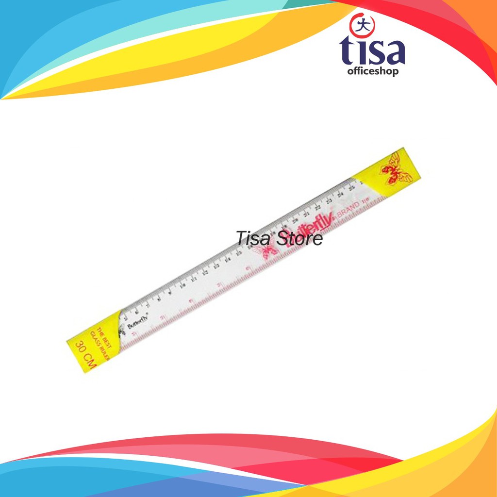 

Penggaris Plastik 30 cm Butterfly