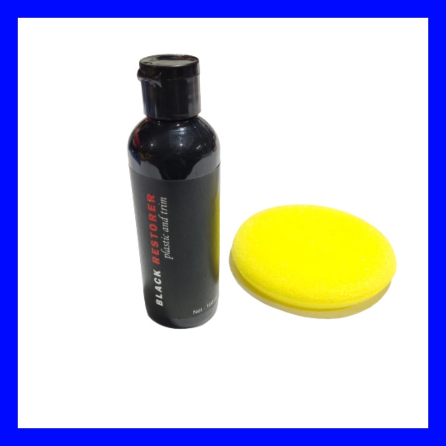 PENGHITAM PLASTIK BODY MOTOR INTERIOR TRIM RESTORER BACK TO BLACK 100ML