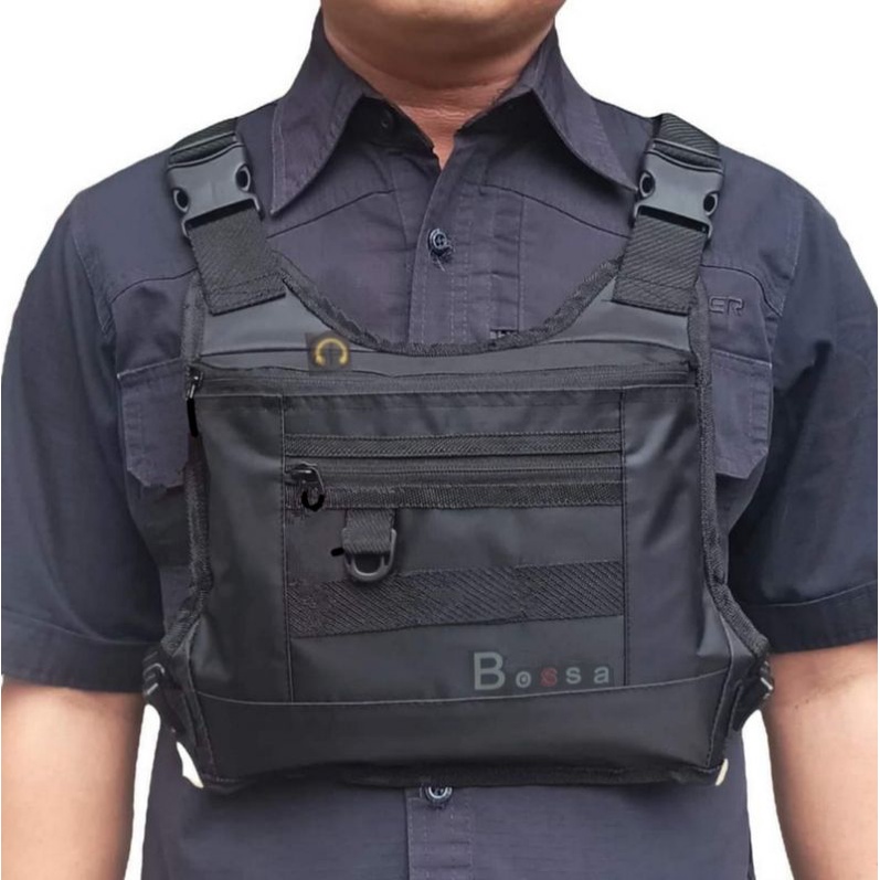 tas dada-tas sepeda-taa motor-tas tutup dada-chest bag-tas rompi dada-tas rompi angin bhgf