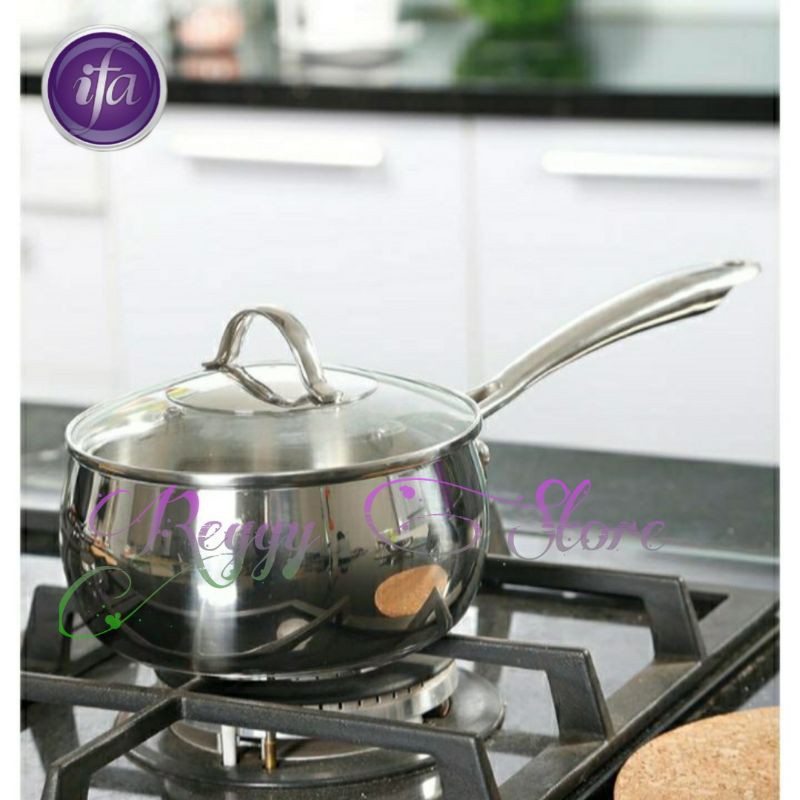 Sauce pan Panci Stainles premium iChef / Panci Circulon Full Stainless steel 1.5 liter