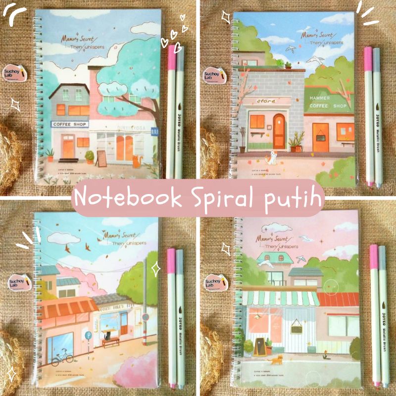 

Notebook Spiral A5 - Buku Spiral Putih
