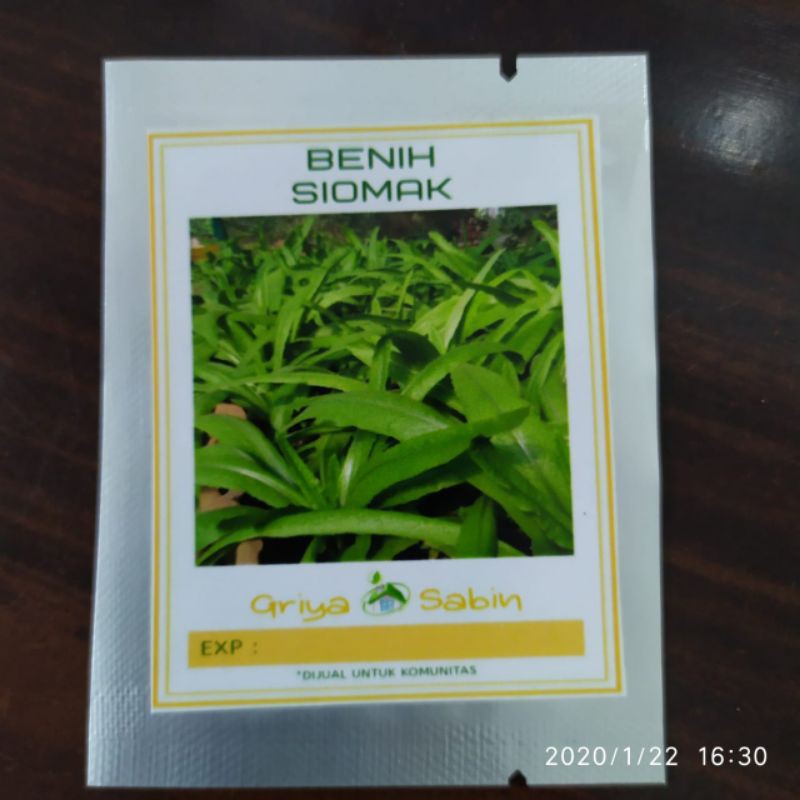 benih sayuran organik siomak