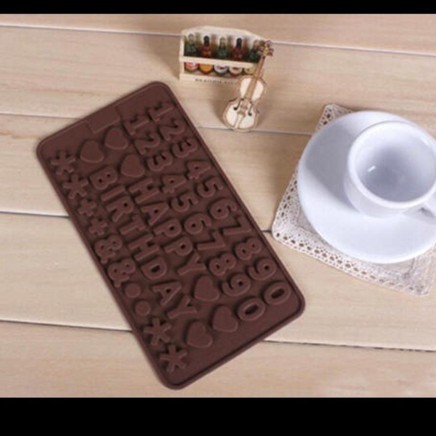 

TERBAIK!!! Cetakan Silikon Happy Birthday Coklat Puding Cake Pastry Es Batu Dapur