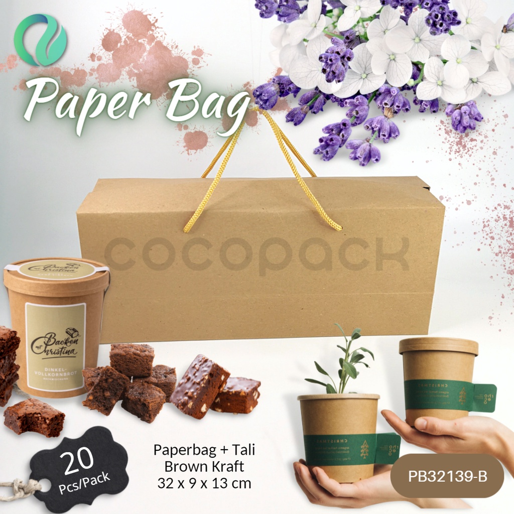 

Brown Paper Gift Bag Multifungsi Souvenir Hampers