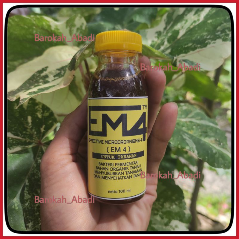 Repack 100ml EM4 Pertanian Botol Kuning Bahan Pembuat Kompos