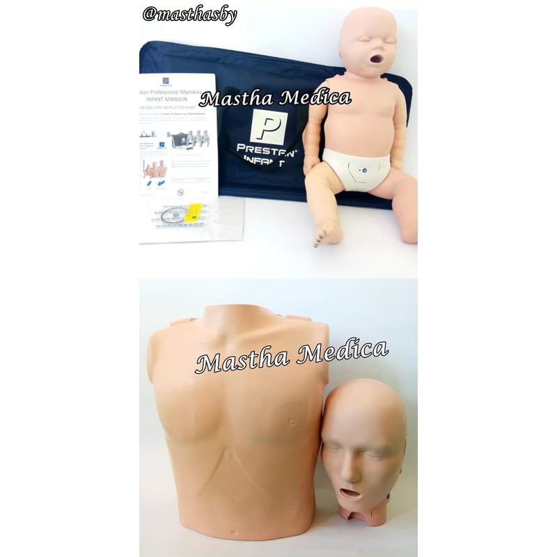 Manekin cpr Prestan Professional CPR Training Manikin Reusitasi Jantung Paru (RJP) Dewasa - Prestan 