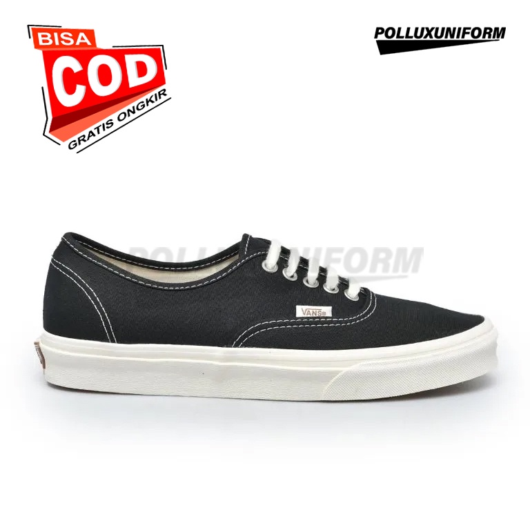 Vans authentic black white OG Big Sale sepatu pria dan wanita BONUS KAOS KAKI