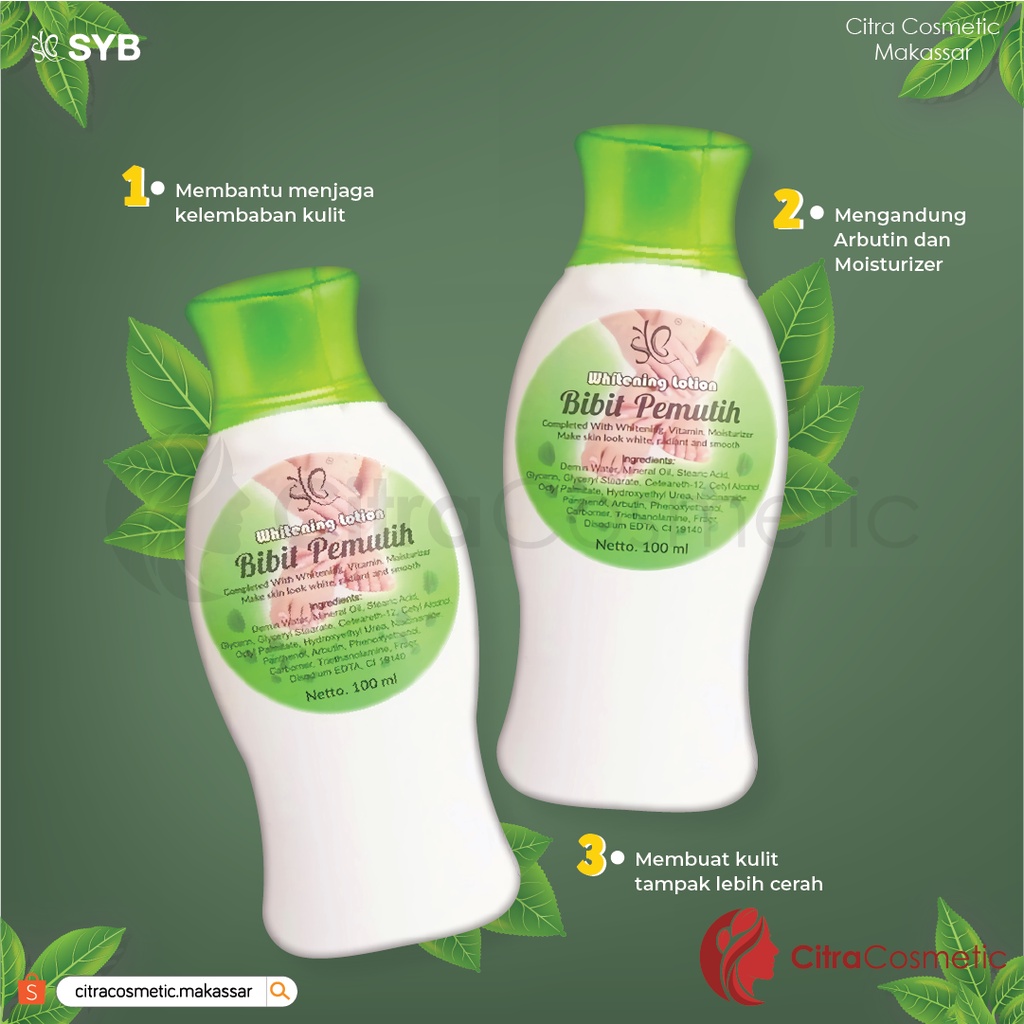 Syb Whitening Lotion Bibit Pemutih 100Ml