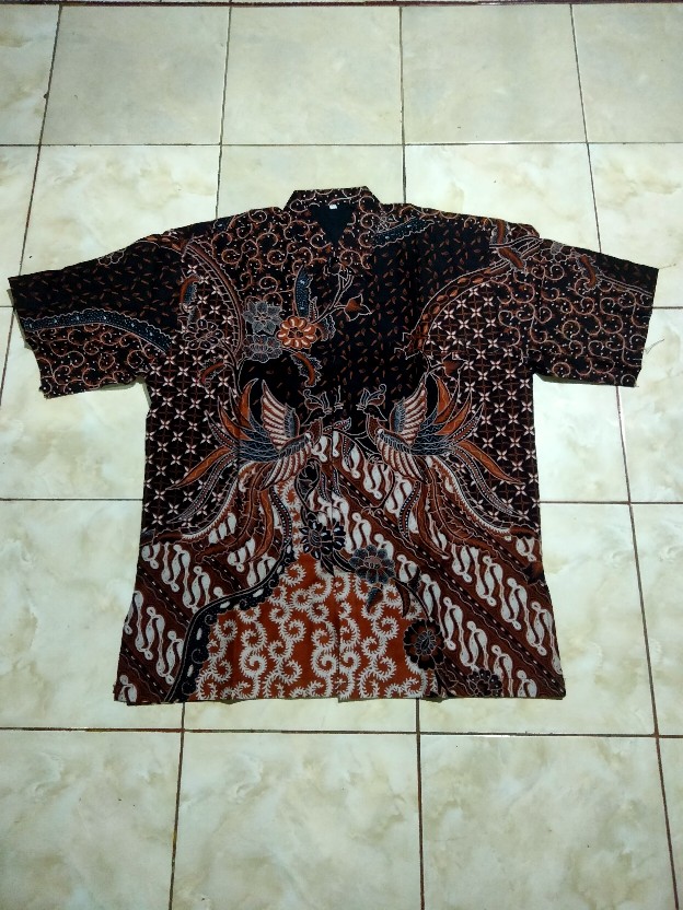 Vijay Kemeja Batik Pria Full Furing Bahan Katun Halus Sragenan