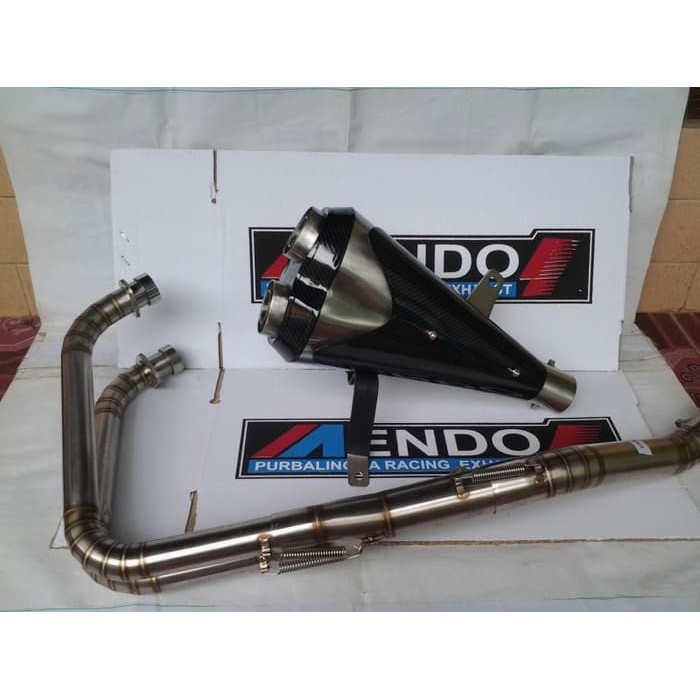 Knalpot Model Z1000 Fullsystem Ninja 250 R/Fi