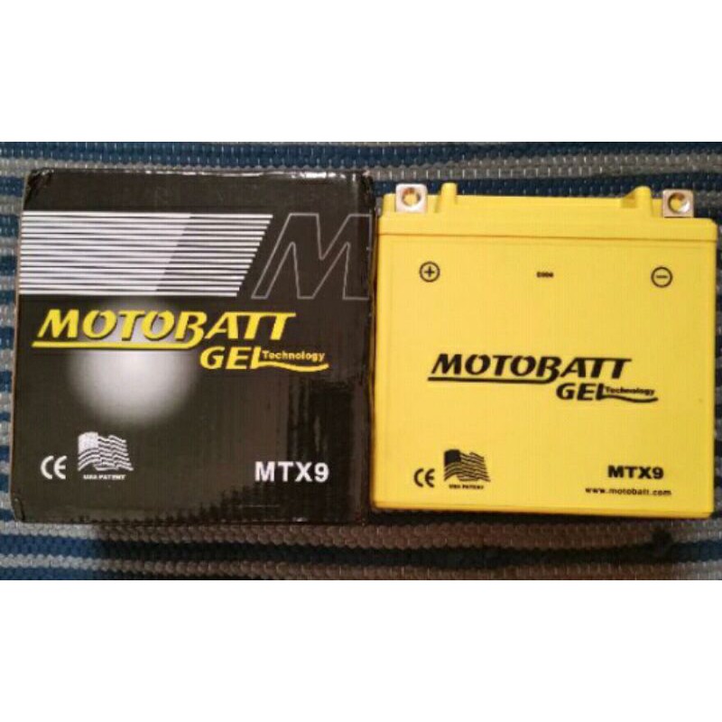 Aki Motor Bajaj Pulsar Motobatt / Aki kering Motobatt / Aki Motobatt MTX9 / Aki motobatt 9A murah