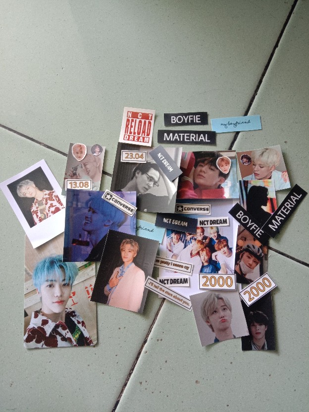  NCT  DREAM Stiker  boyfie material Shopee Indonesia