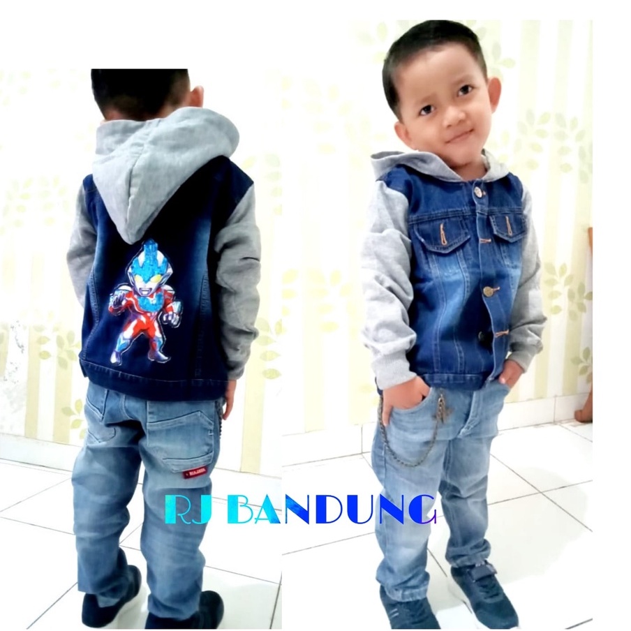 Jaket Jeans Karakter Terbaru 2-7 thn