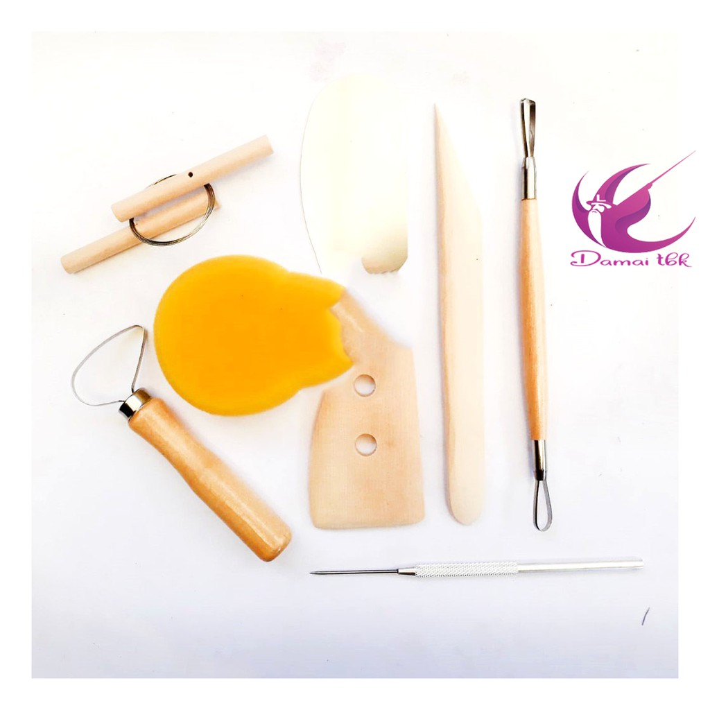 

V-Tec Pottery Sculpting Clay E 005/8B Alat Ukir ALAT Cukil