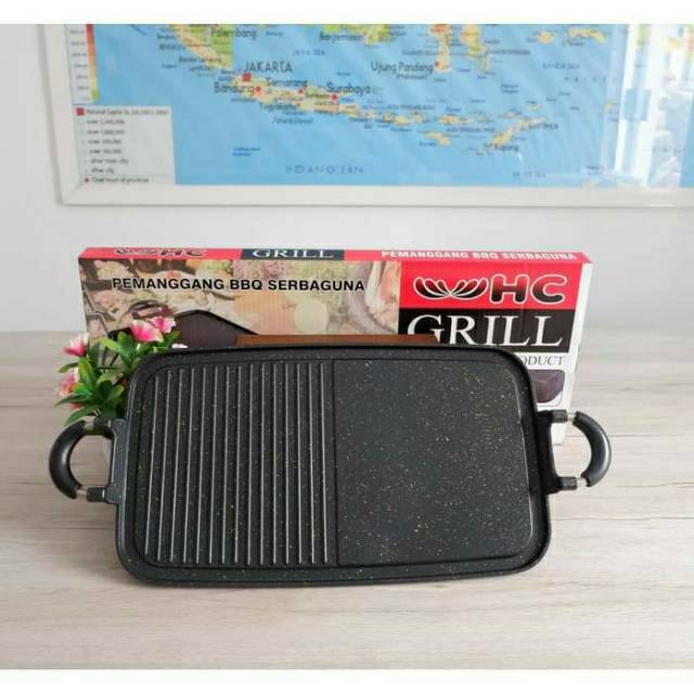 READY STOK BBQ Multigrill Pan/ Multi Grill Pan HAPPY CALL / SUGGO / Royalta double pan