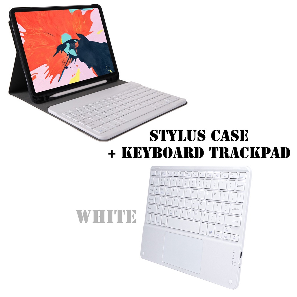 PAKET SUPER LENGKAP Tab Xiaomi Redmi Pad 10.6 | Xiaomi Pad 5 Keyboard + Sarung + Mouse Bluetooth Book Case