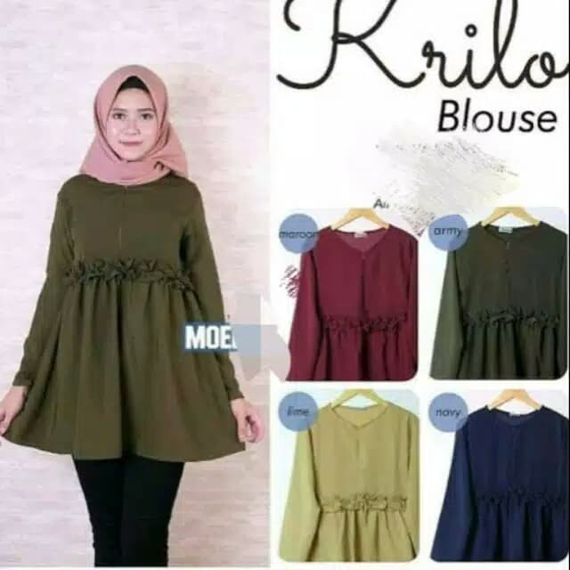 KRILO BLOUSE/PAKAIAN WANITA