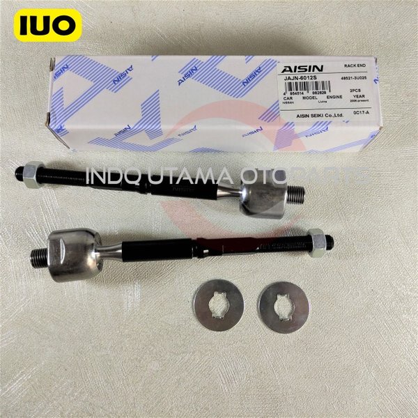 Rack End Nissan Livina Evalia Latio Long tie rod 2pc AISIN JAJN 6012S