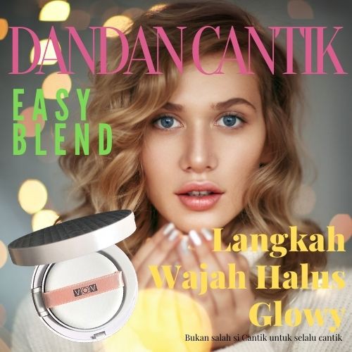 Bedak Cushion BB Cream VOV MAXIMINI Cover Cushion TERBAIK - Long Lasting SPF 50+