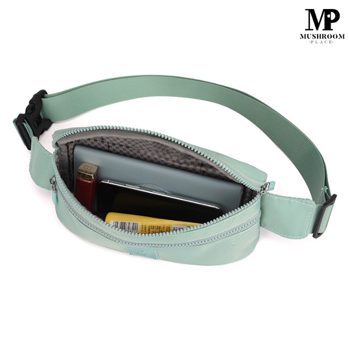 Waist Bag Wanita Pastel Model Korea Impor - Tas Crossbody Kecil Cewek Lucu - Slingbag Perempuan Kekinian Terbaru - Tas Pinggang Cewe