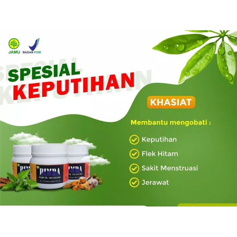 

OBAT HERBAL BIMBA Spesial ALAMI KEPUTIHAN PUSPITA RADJA