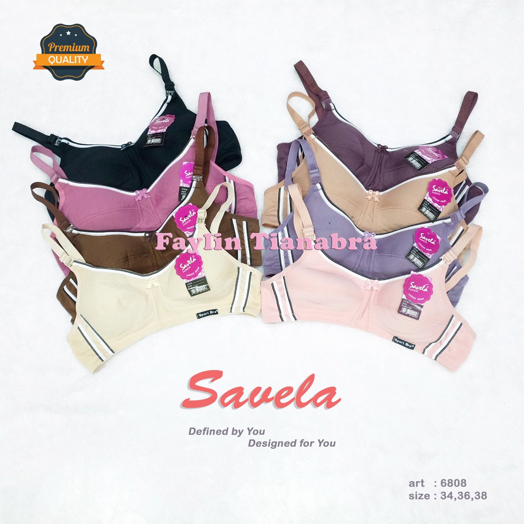 SAVELA | Sport Bra Non Busa List / BH Sport Bis / art SVL 6808 List