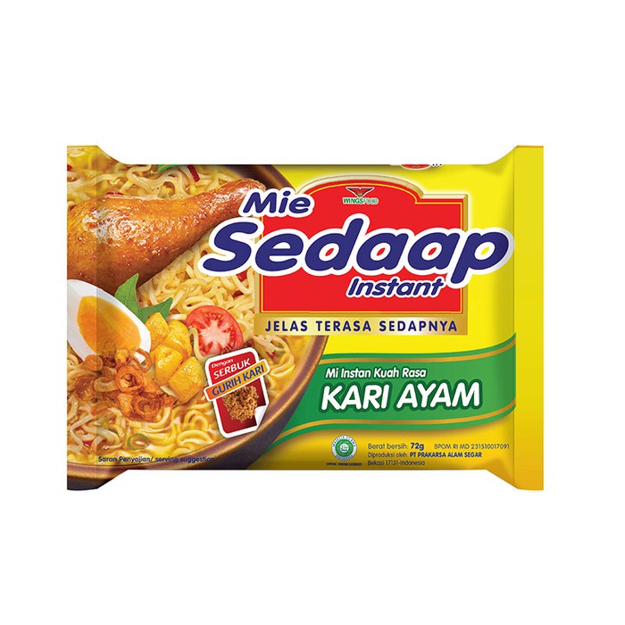 Mie Sedap Rasa Kari Ayam 72 gram