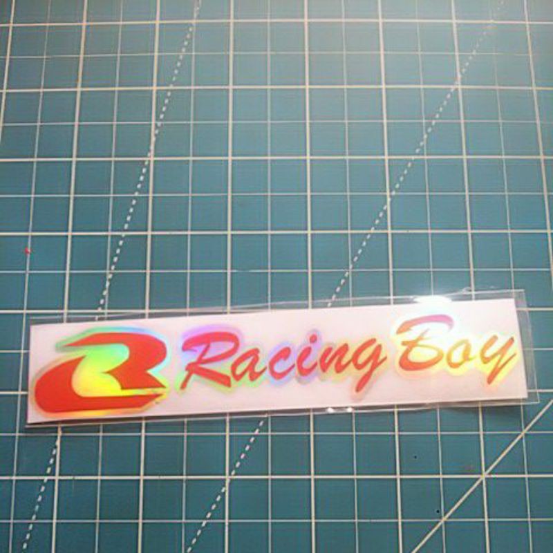 stiker cuting Racing boy (A2)