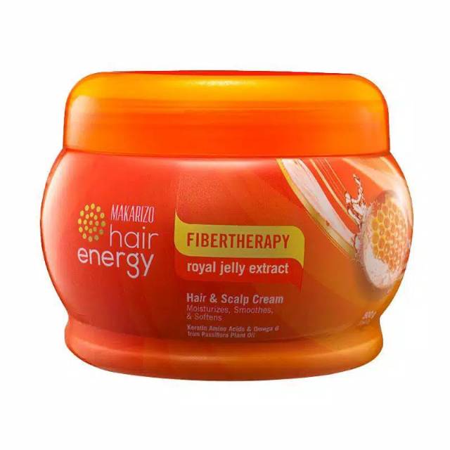 500 Gram Makarizo Hair Energy Fibertherapy / Cream Creambath / Cream  Hair Spa