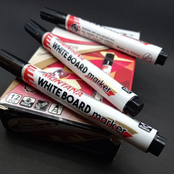 

Spidol Whiteboard Montana SATUAN Non Permanen HITAM White Board Marker