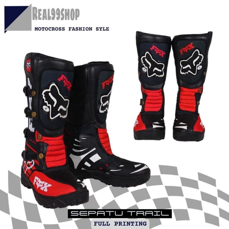 Sepatu Motor Cross Trail Spatu Boots adventure Motocross Trabas