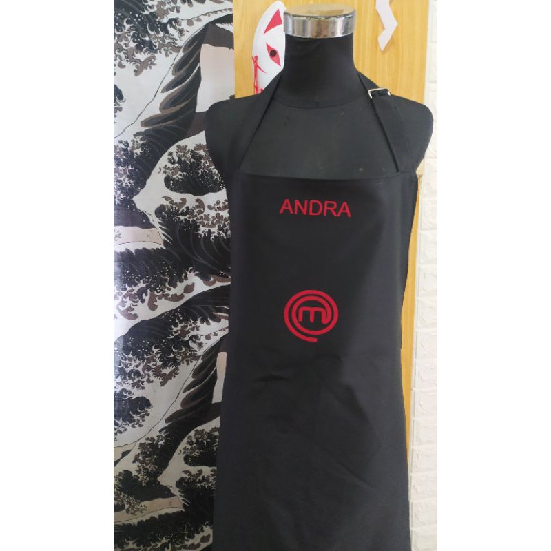 【QTakasi】APRON CELEMEK MASTERCHEF BISA REQUEST NAMA