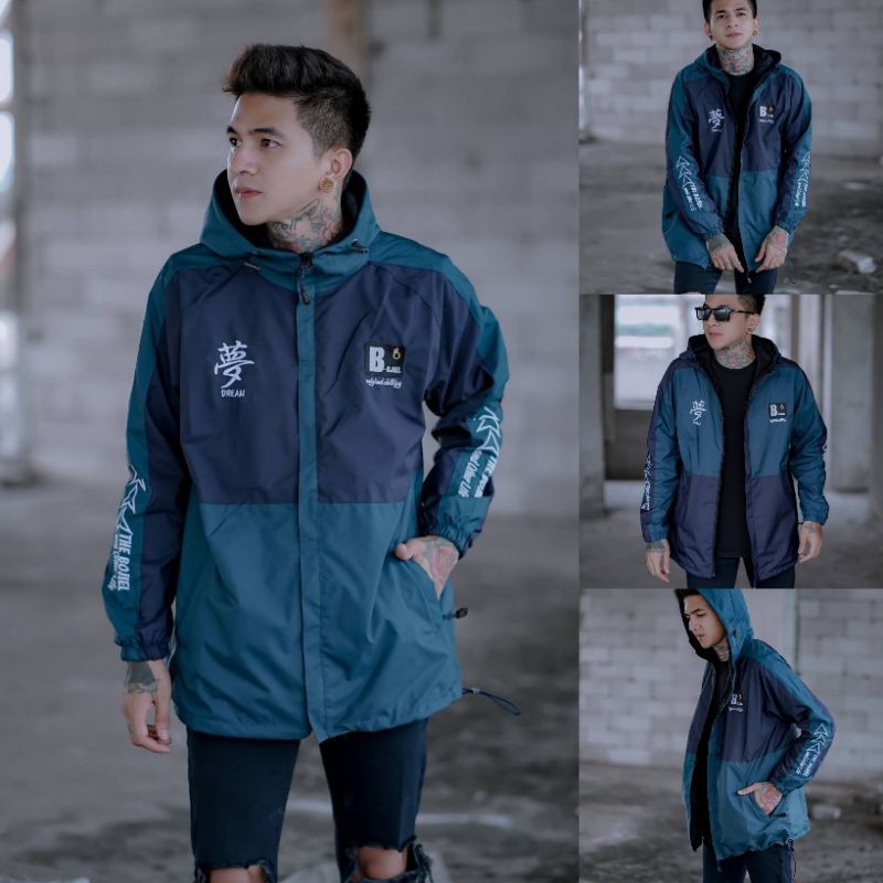 Jaket Gunung parka  Taslan Pria Waterproof