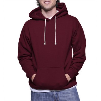 sweater hoodie merah maroon