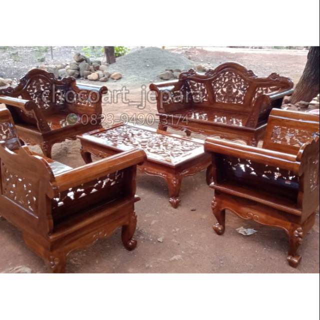 Kursi madura jati kaki gareng kursi mawar custom by chocoart jepara kursi madura jepara