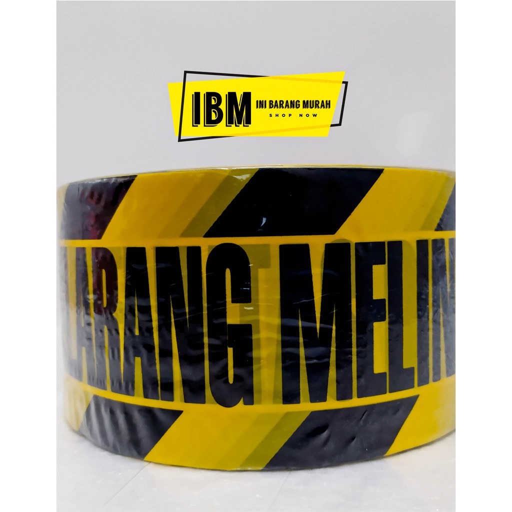 Police line barricade tape DILARANG MELINTAS 3&quot; x 500 meter