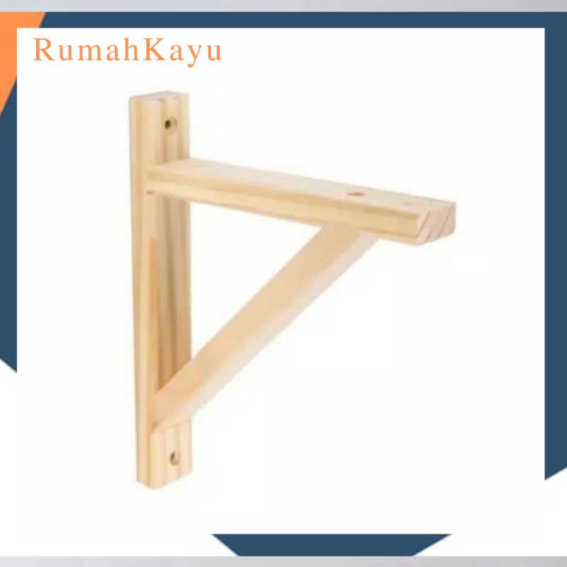 Siku Kayu Minimalis Penyangga Hambalan