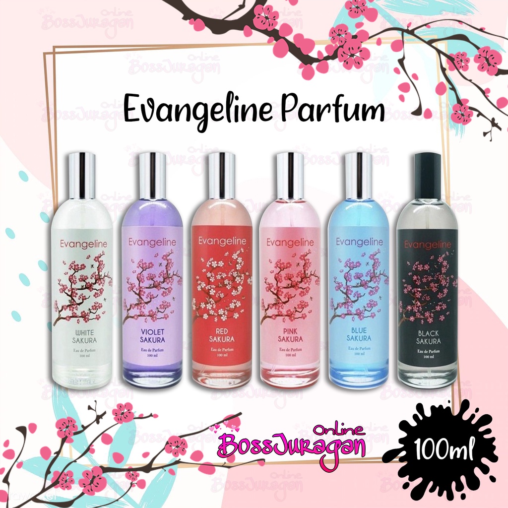 (BOSS) Parfum Wanita Evangeline Sakura SERIES 100ml | Parfum Original