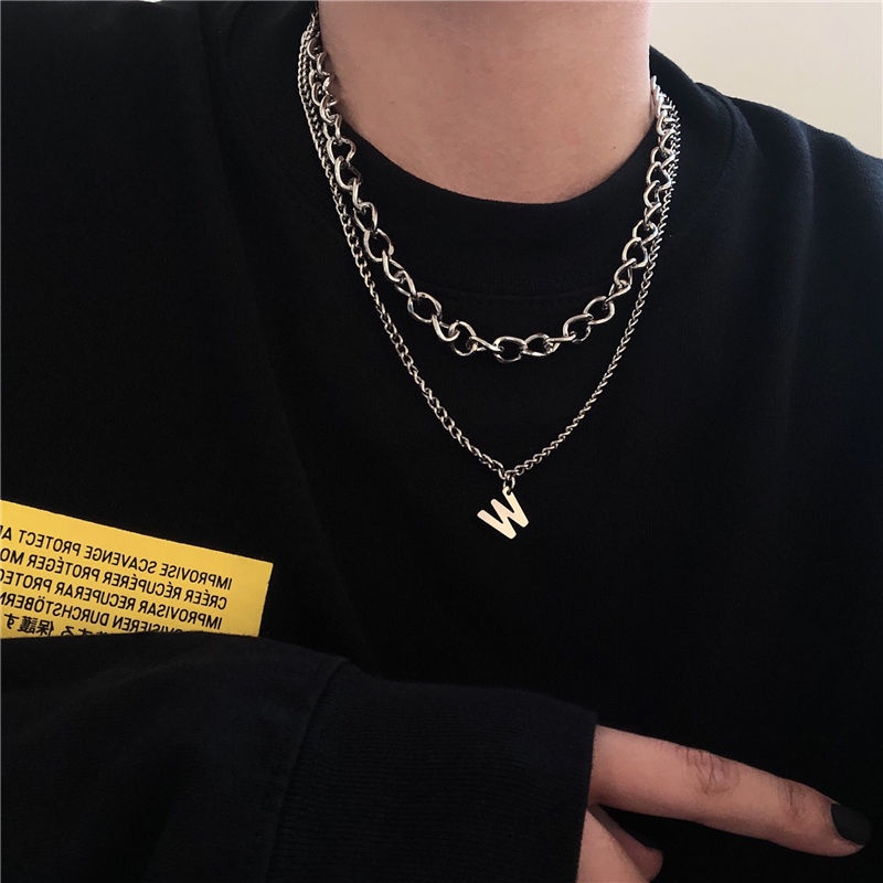 Twin hip hop beruang kalung wanita sweater chain Panjang Tahun Baru trendi sweater chain aksesoris k