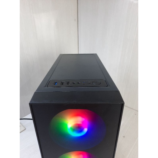 Pc Rakitan Murah Siap Pakai Casing Vurrion Gamma Black Core i7 Gen 2 Ram 4Gb Hdd 500Gb Bergaransi