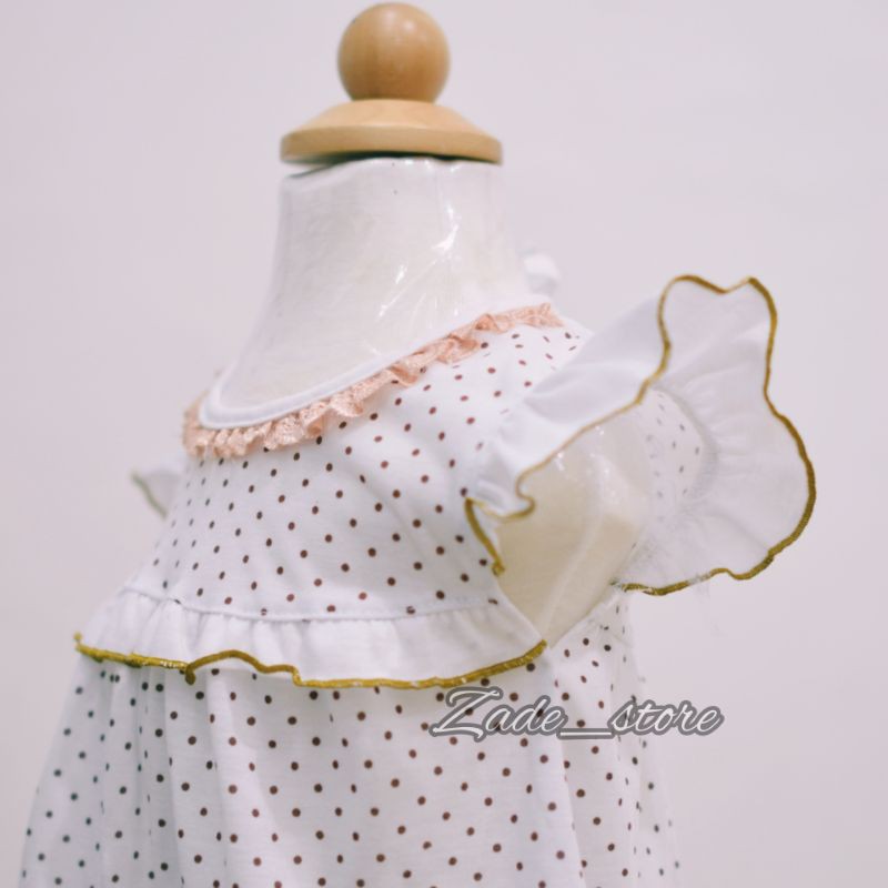 1 set Dress bayi + celana Planet Kidz 0-6bln rok dress bayi rafel perempuan perlengkapan bayi newborn rok bayi catton celana pendek bayi perempuan baru lahir baju pesta anak