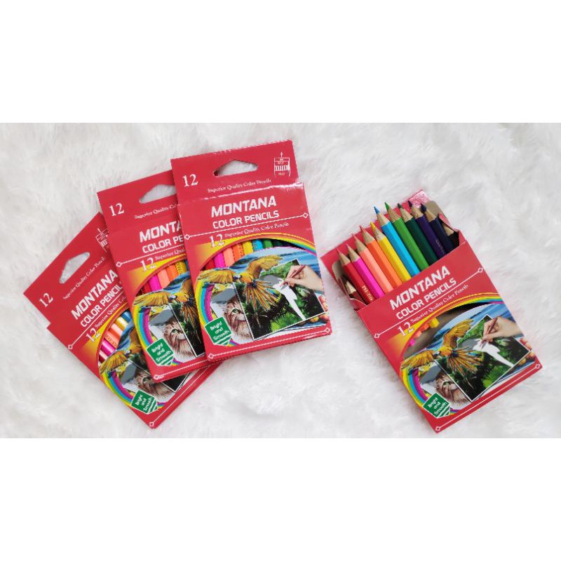 Pensil Warna Montana 12 Warna Pendek Montana Colour Pencil Selusin Terjangkau Murah Pensil Warna Kayu Ukuran Pendek 12 Warna Perlengkapan Peralatan Menggambar Mewarnai Stationery Grosir Prakarya