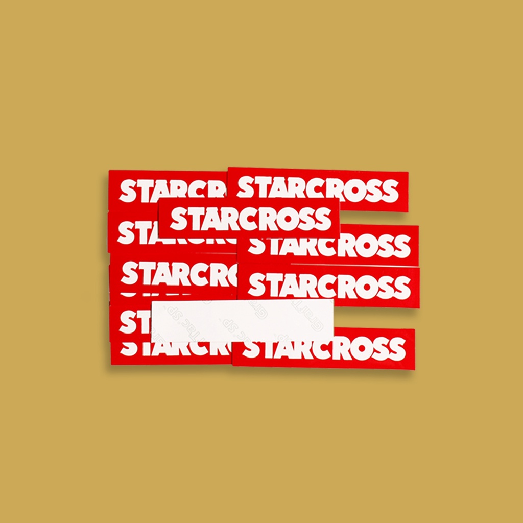 STIKER GRAFTAC - STARCROSS - STIKER AESTHETIC LAPTOP, AKSESORIS HP, ANTI AIR, MOTIF,HELM.