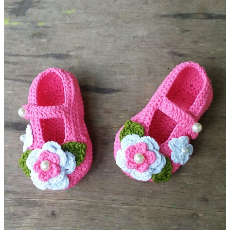 sepatu bayi rajut handmade murah terbaru