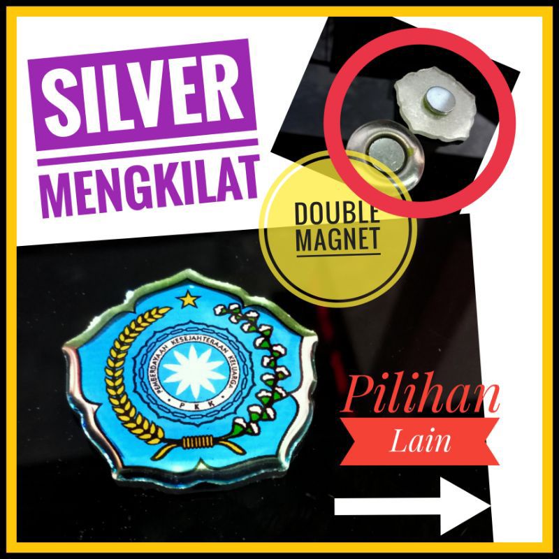 PIN PKK Exclusive - Peniti - Double Magnet