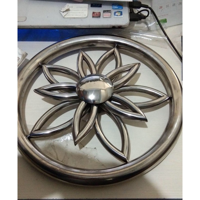 [30 & 40cm BAHAN TEBAL] GELANG MATAHARI / RING MATAHARI ACCESSORIE STAINLESS PINTU PAGAR BALKON AKSE