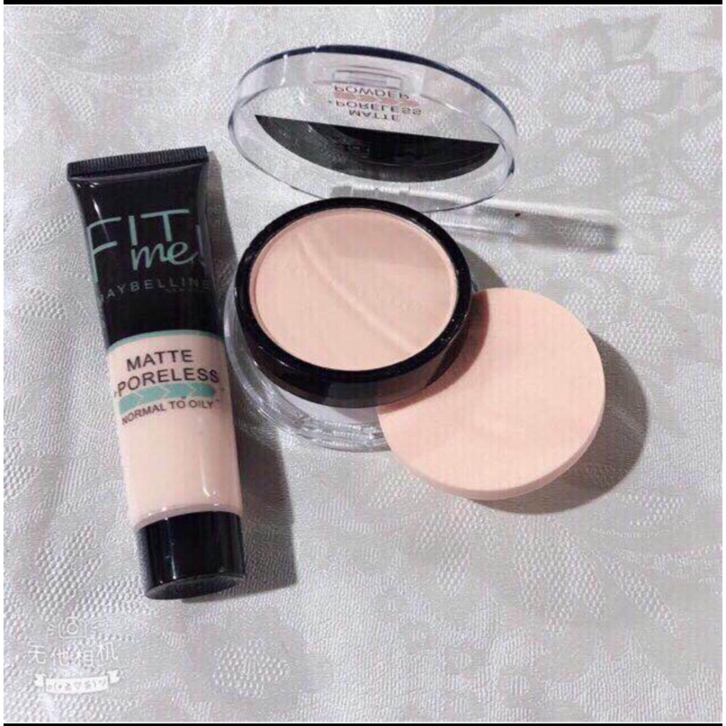 Maybelline Fit Me Set 2in1 Bedak & Foundation
